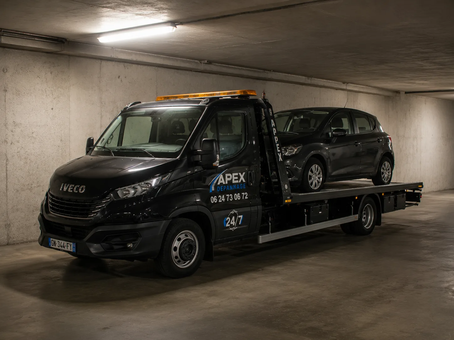 Dépannage en parking souterrain Nice